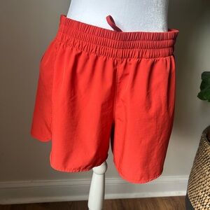 Banana Republic Vibrant Red Athletic Shorts